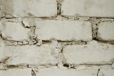 Tuğla doku çizikler ve çatlaklar ile