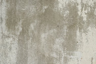 Duvar parçası attritions ve çatlaklar ile