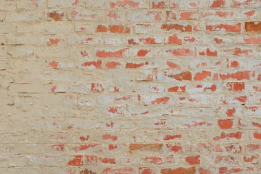 Tuğla doku çizikler ve çatlaklar ile