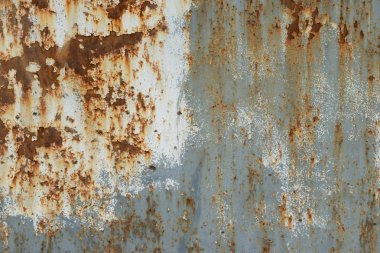 Arkaplan olarak kullanılabilecek çizik ve çatlaklarla metal doku