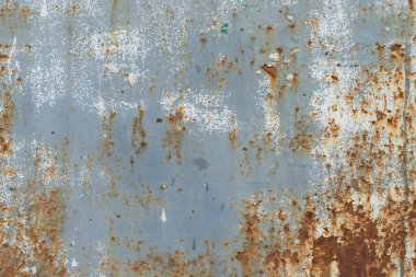 Arkaplan olarak kullanılabilecek çizik ve çatlaklarla metal doku