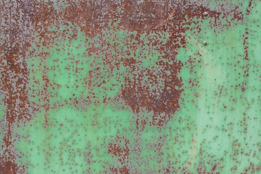 Arkaplan olarak kullanılabilecek çizik ve çatlaklarla metal doku