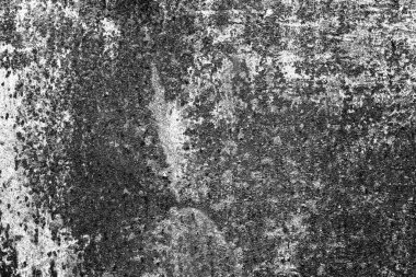Çatlakları ve çizikleri olan metal bir duvarın dokusu arka plan olarak kullanılabilir.