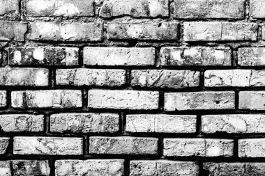 Doku, tuğla, duvar, arka plan olarak kullanılabilir. Çizik ve çatlaklarla tuğla dokusu
