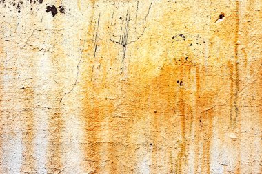 Doku, duvar, beton, arka plan olarak kullanılabilir. Çizik ve çatlaklarla dolu bir duvar parçası.