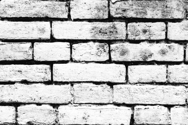Texture, brick, wall, it can be used as a background. Brick texture with scratches and cracks