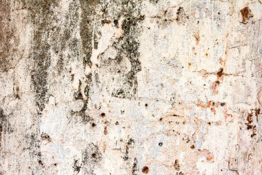 Doku, duvar, beton, arka plan olarak kullanılabilir. Çizik ve çatlaklarla dolu bir duvar parçası.