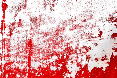 Çatlakları ve çizikleri olan metal bir duvarın dokusu arka plan olarak kullanılabilir.