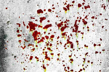 Çatlakları ve çizikleri olan metal bir duvarın dokusu arka plan olarak kullanılabilir.