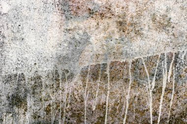 Doku, duvar, beton, arka plan olarak kullanılabilir. Çizik ve çatlaklarla dolu bir duvar parçası.