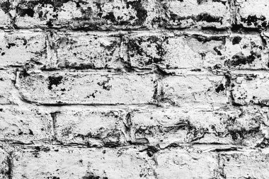 Doku, tuğla, duvar, arka plan olarak kullanılabilir. Çizik ve çatlaklarla tuğla dokusu