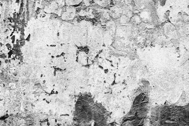 Doku, duvar, beton, arka plan olarak kullanılabilir. Çizik ve çatlaklarla dolu bir duvar parçası.