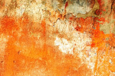 Doku, duvar, beton, arka plan olarak kullanılabilir. Çizik ve çatlaklarla dolu bir duvar parçası.