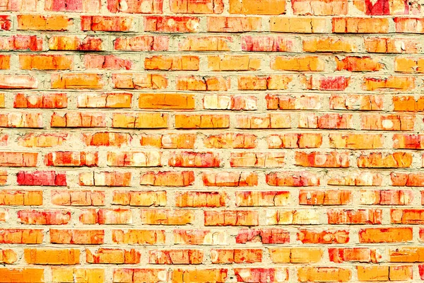 Texture Brick Wall Can Used Background Brick Texture Scratches Cracks — Stock Photo, Image