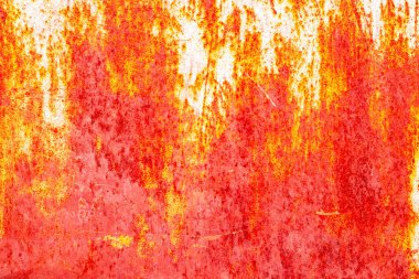 Çatlakları ve çizikleri olan metal bir duvarın dokusu arka plan olarak kullanılabilir.