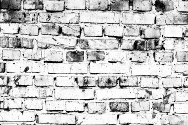 Doku, tuğla, duvar, arka plan olarak kullanılabilir. Çizik ve çatlaklarla tuğla dokusu