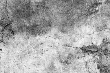 Doku, duvar, beton, arka plan olarak kullanılabilir. Çizik ve çatlaklarla dolu bir duvar parçası.