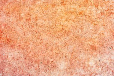 Doku, duvar, beton, arka plan olarak kullanılabilir. Çizik ve çatlaklarla dolu bir duvar parçası.