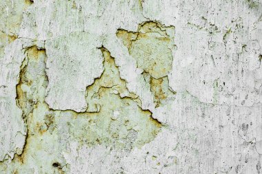 Doku, duvar, beton, arka plan olarak kullanılabilir. Çizik ve çatlaklarla dolu bir duvar parçası.