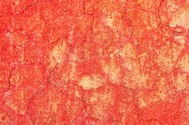 Doku, duvar, beton, arka plan olarak kullanılabilir. Çizik ve çatlaklarla dolu bir duvar parçası.