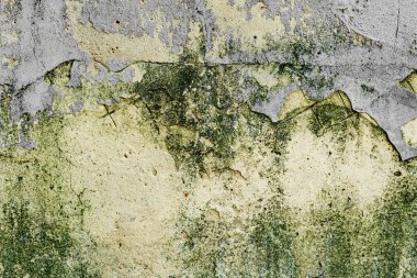 Doku, duvar, beton, arka plan olarak kullanılabilir. Çizik ve çatlaklarla dolu bir duvar parçası.