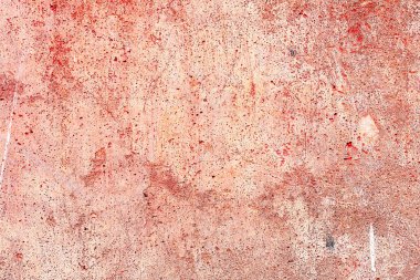 Doku, duvar, beton, arka plan olarak kullanılabilir. Çizik ve çatlaklarla dolu bir duvar parçası.