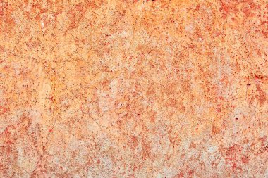 Doku, duvar, beton, arka plan olarak kullanılabilir. Çizik ve çatlaklarla dolu bir duvar parçası.