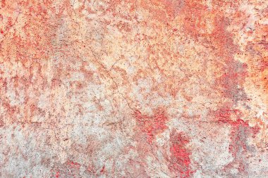 Doku, duvar, beton, arka plan olarak kullanılabilir. Çizik ve çatlaklarla dolu bir duvar parçası.