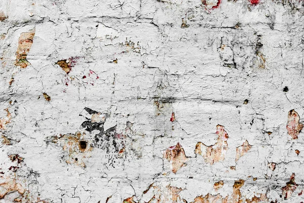 Doku, duvar, beton, arka plan olarak kullanılabilir. Çizik ve çatlaklarla dolu bir duvar parçası.