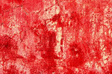 Doku, duvar, beton, arka plan olarak kullanılabilir. Çizik ve çatlaklarla dolu bir duvar parçası.