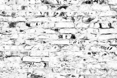 Doku, tuğla, duvar, arka plan olarak kullanılabilir. Çizik ve çatlaklarla tuğla dokusu