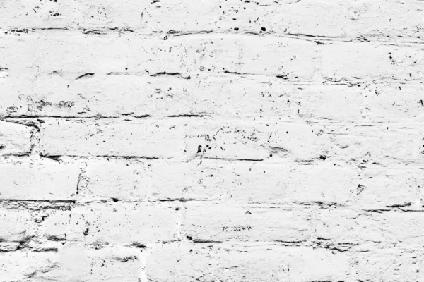 Texture Brick Wall Can Used Background Brick Texture Scratches Cracks — Stock Photo, Image