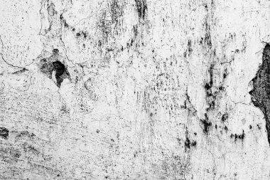 Doku, duvar, beton, arka plan olarak kullanılabilir. Çizik ve çatlaklarla dolu bir duvar parçası.