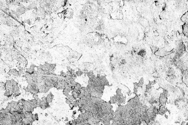 Doku, duvar, beton, arka plan olarak kullanılabilir. Çizik ve çatlaklarla dolu bir duvar parçası.