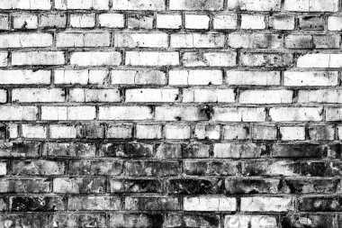 Doku, tuğla, duvar, arka plan olarak kullanılabilir. Çizik ve çatlaklarla tuğla dokusu