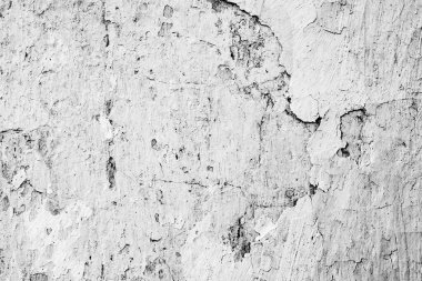 Doku, duvar, beton, arka plan olarak kullanılabilir. Çizik ve çatlaklarla dolu bir duvar parçası.