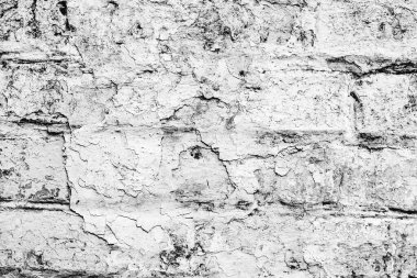 Doku, tuğla, duvar, arka plan olarak kullanılabilir. Çizik ve çatlaklarla tuğla dokusu