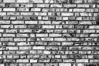 Doku, tuğla, duvar, arka plan olarak kullanılabilir. Çizik ve çatlaklarla tuğla dokusu