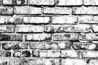 Doku, tuğla, duvar, arka plan olarak kullanılabilir. Çizik ve çatlaklarla tuğla dokusu