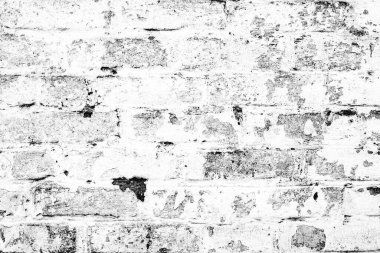 Doku, tuğla, duvar, arka plan olarak kullanılabilir. Çizik ve çatlaklarla tuğla dokusu