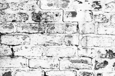 Doku, tuğla, duvar, arka plan olarak kullanılabilir. Çizik ve çatlaklarla tuğla dokusu