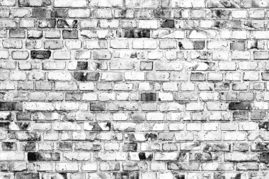Doku, tuğla, duvar, arka plan olarak kullanılabilir. Çizik ve çatlaklarla tuğla dokusu