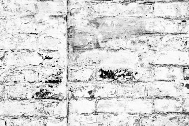 Doku, tuğla, duvar, arka plan olarak kullanılabilir. Çizik ve çatlaklarla tuğla dokusu