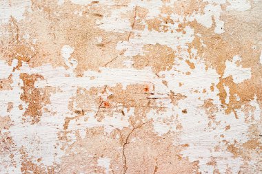 Doku, duvar, beton, arka plan olarak kullanılabilir. Çizik ve çatlaklarla dolu bir duvar parçası.