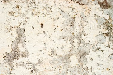 Doku, duvar, beton, arka plan olarak kullanılabilir. Çizik ve çatlaklarla dolu bir duvar parçası.