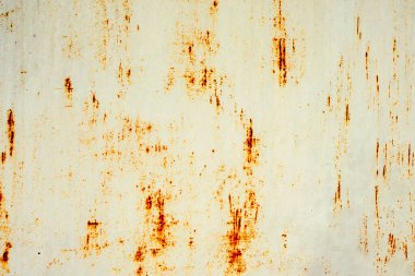 Çatlakları ve çizikleri olan metal bir duvarın dokusu arka plan olarak kullanılabilir.