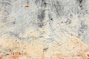 Doku, duvar, beton, arka plan olarak kullanılabilir. Çizik ve çatlaklarla dolu bir duvar parçası.