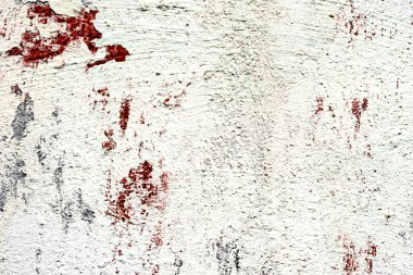 Doku, duvar, beton, arka plan olarak kullanılabilir. Çizik ve çatlaklarla dolu bir duvar parçası.