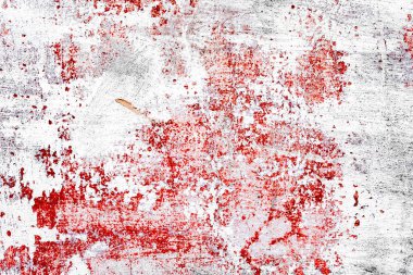 Doku, duvar, beton, arka plan olarak kullanılabilir. Çizik ve çatlaklarla dolu bir duvar parçası.