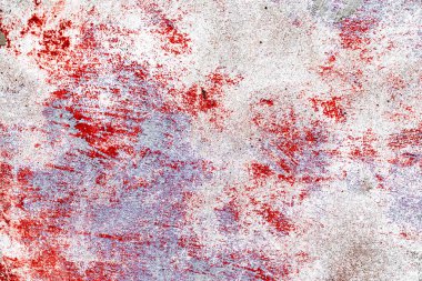 Doku, duvar, beton, arka plan olarak kullanılabilir. Çizik ve çatlaklarla dolu bir duvar parçası.